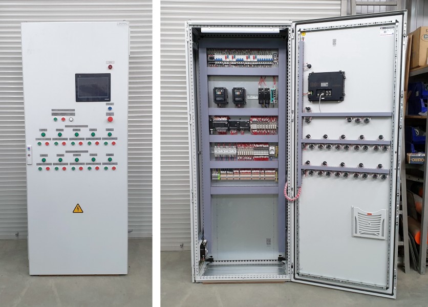 Шкафы управления установками приготовления и дозирования флокулянта - Электротехнические системы Сибирь (фото)