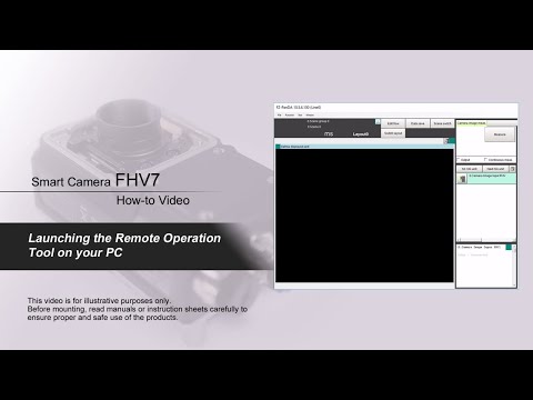 FHV7 How-to Video : Launching the Remote Operation Tool on you PC