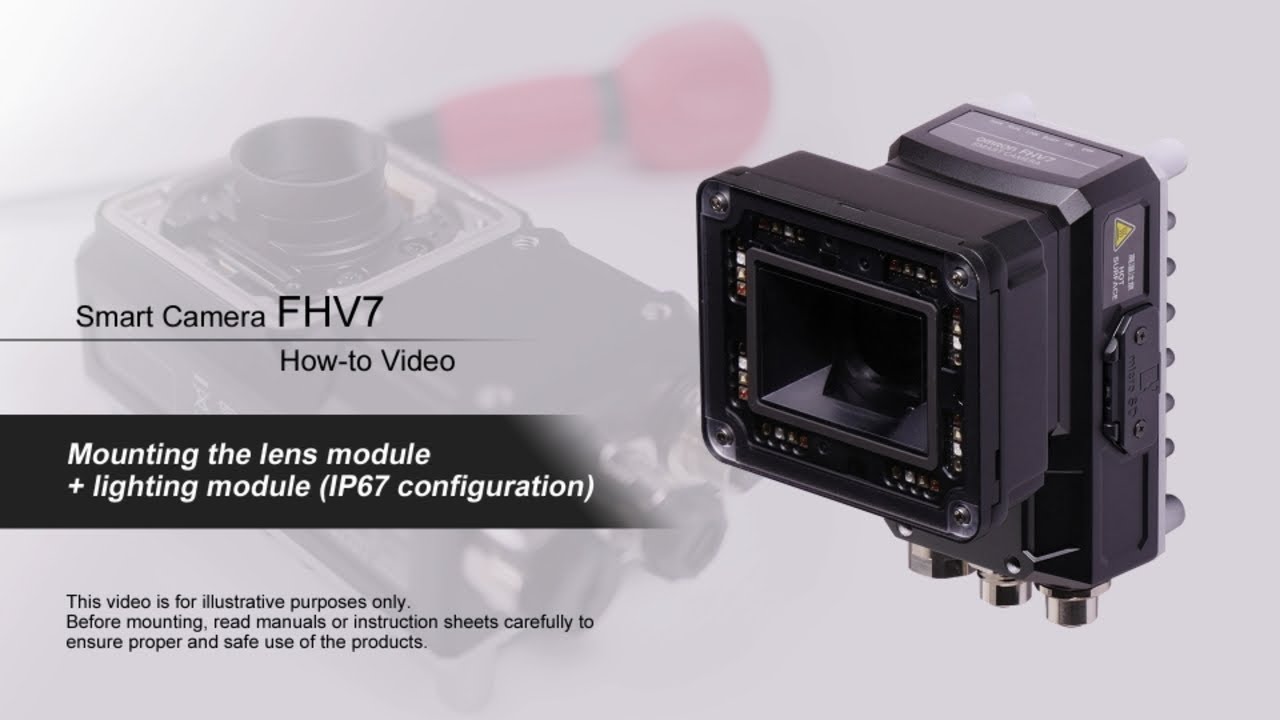 FHV7 How-to Video : Mounting the lens + lighting module