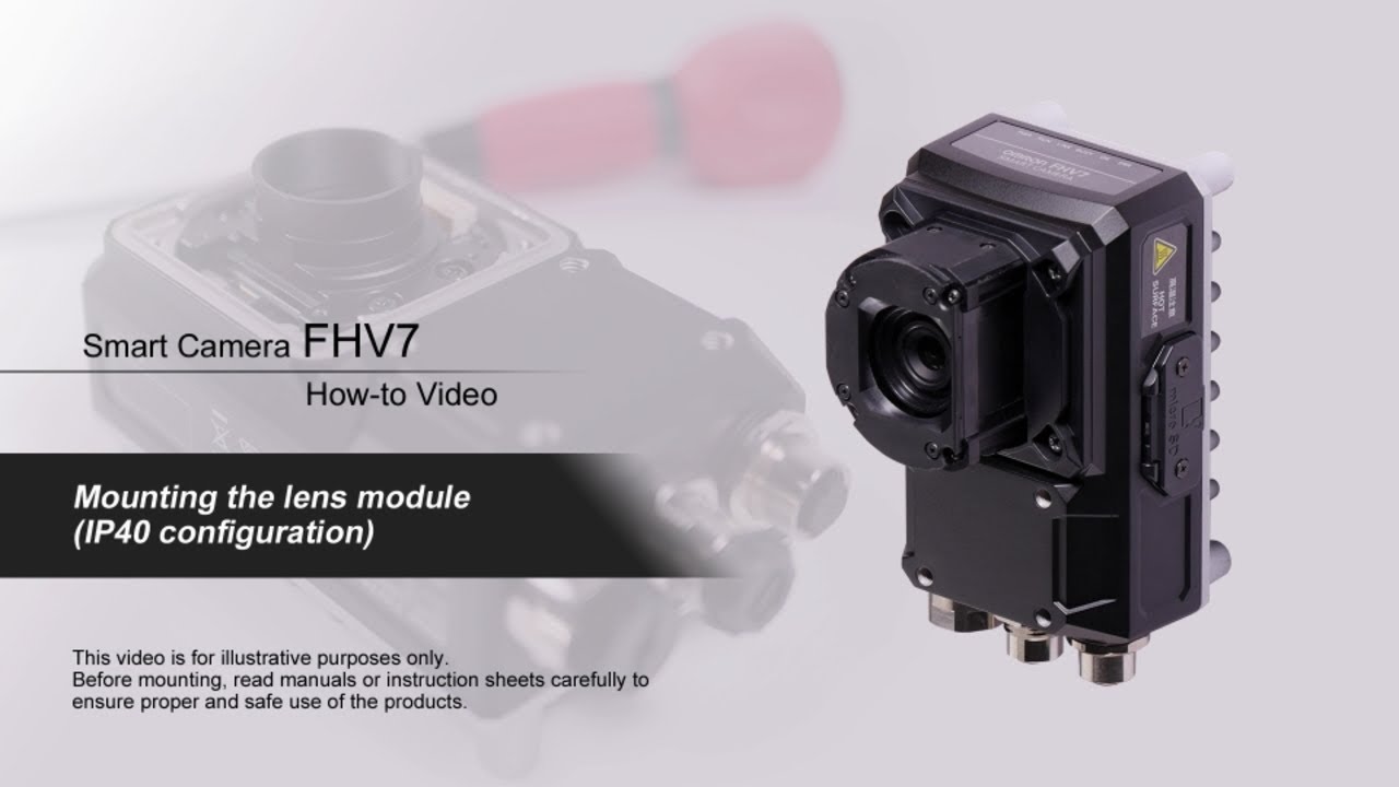 FHV7 How-to Video : Mounting the lens module