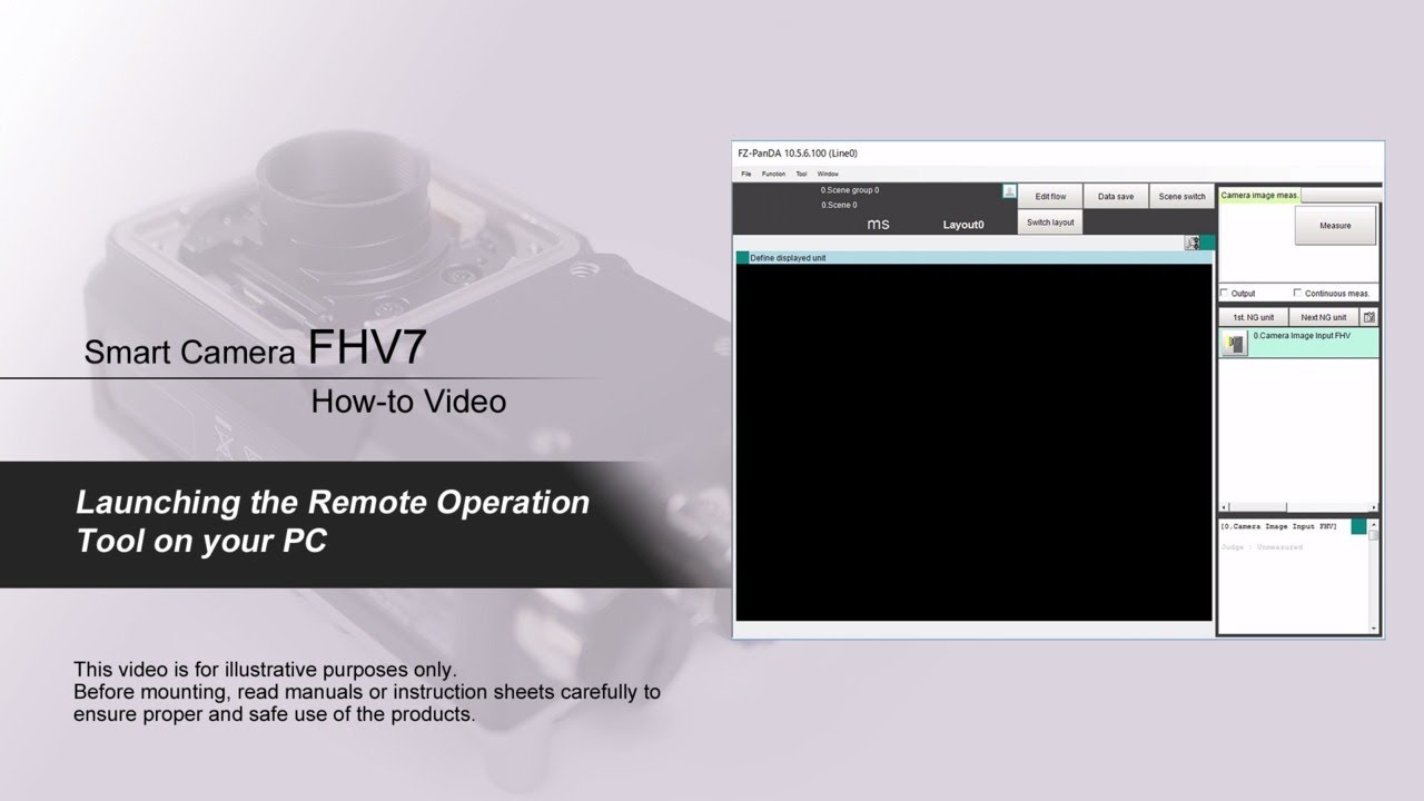 FHV7 How-to Video : Launching the Remote Operation Tool on you PC