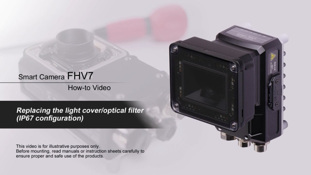 FHV7 How-to Video : Replacing the light cover/optical filter