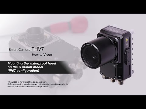 FHV7 How-to Video : Mounting the waterproof hood on the C mount model